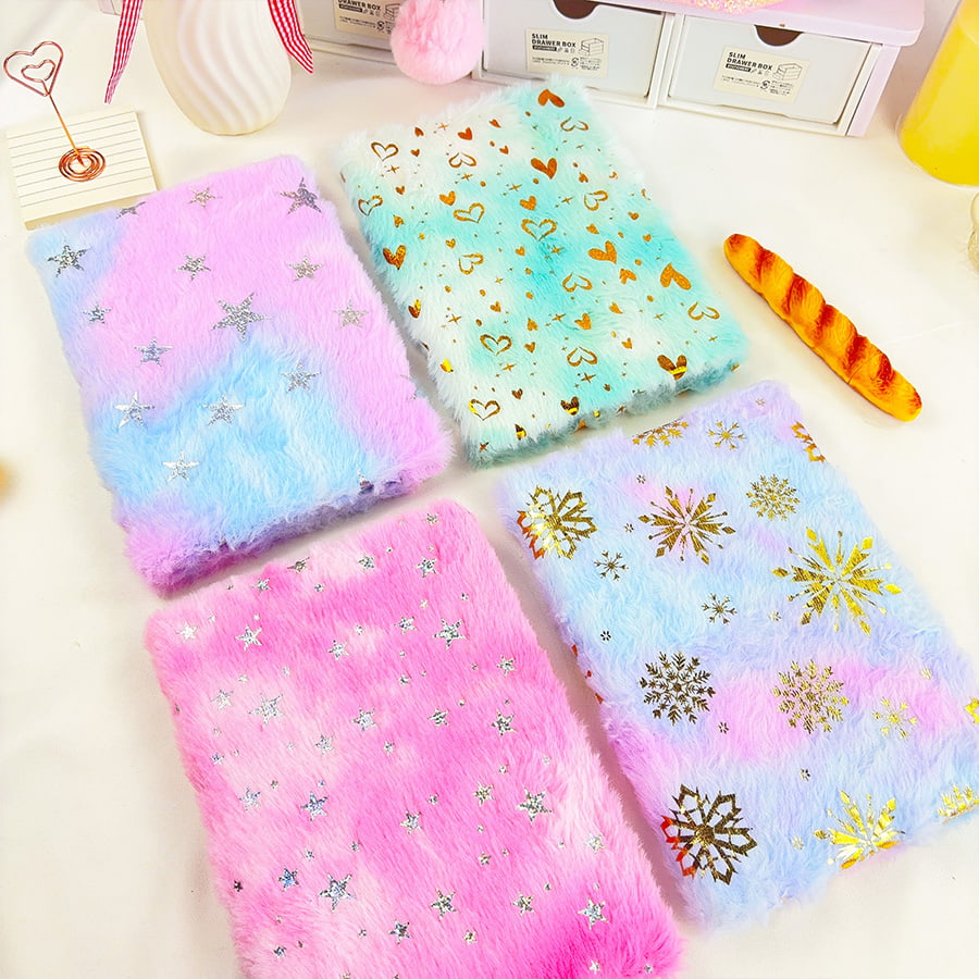Notebook plush diary cute