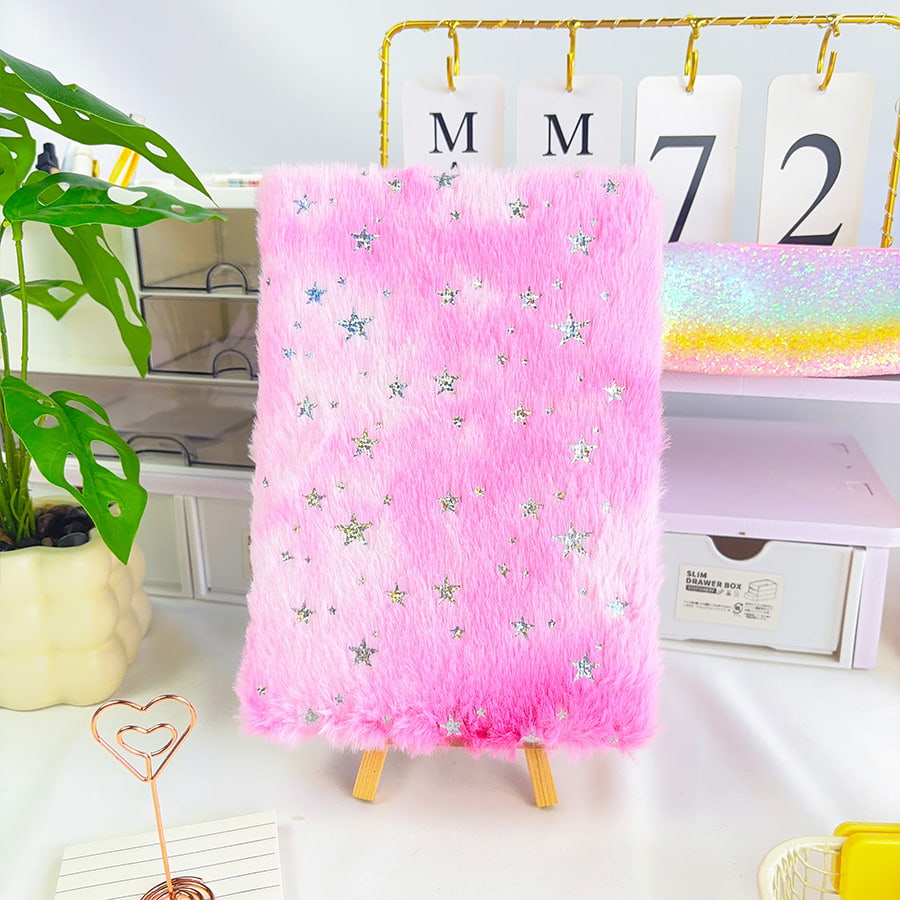 Notebook plush diary cute