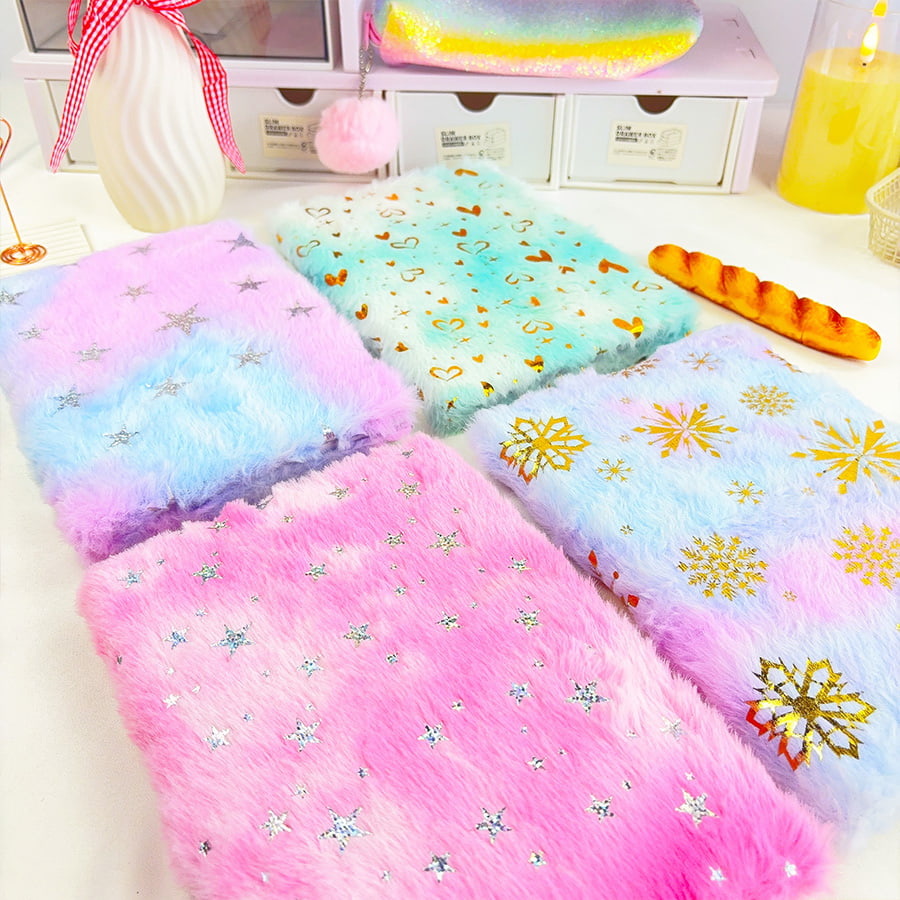 Notebook plush diary cute