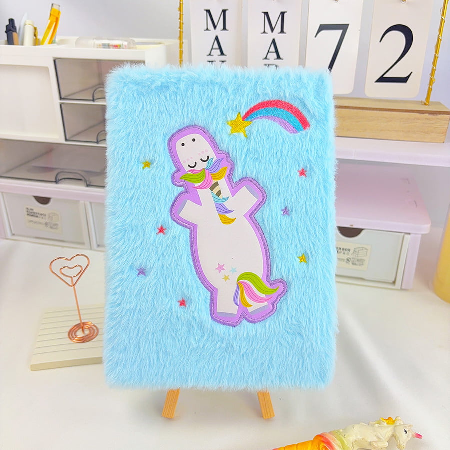 Notebook Plush A5 sing ora apik unicorn