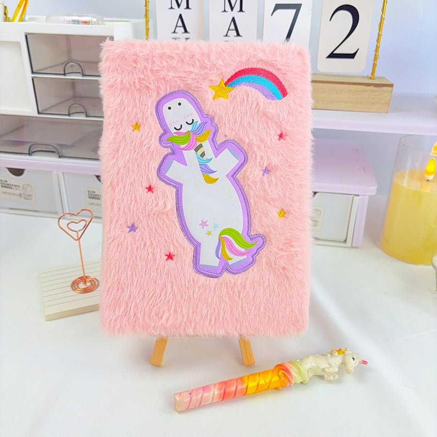 Notebook Plush A5 sing ora apik unicorn