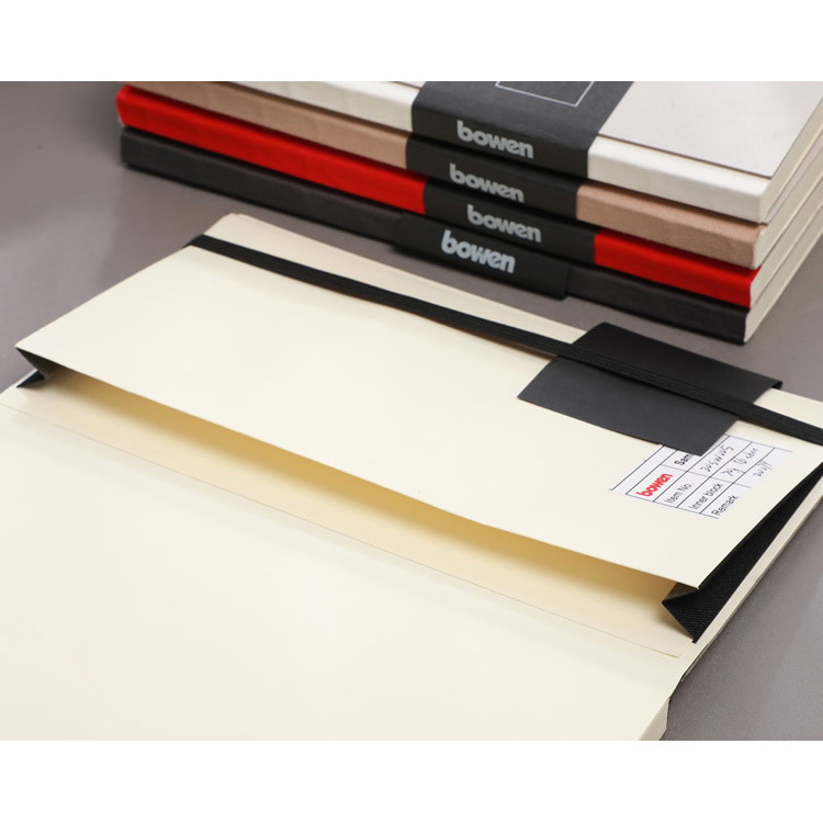 Notebook longgar kanthi tutup kulit